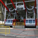 Trams in the station
