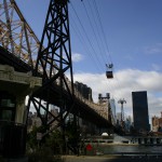 North flies across the river