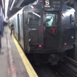 One end of the train