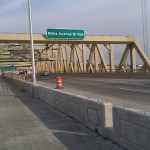 Walking across current Willis Avenue Bridge