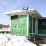 Control station for the drawbridge