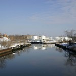 Looking north on the Hutchinson River