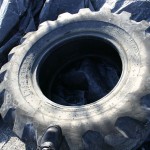 Big tire and my foot