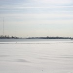 Looking out to High Island from Orchard Beach